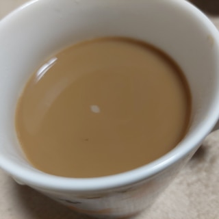 レンジでコーヒー牛乳の作り方